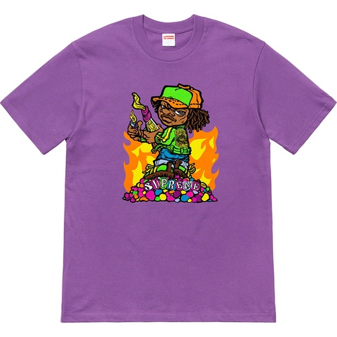 Supreme Molotov Kid Tee - Purple