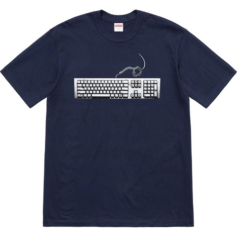 Supreme Keyboard Tee - Navy