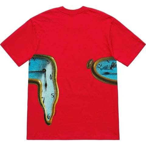 Supreme The Persistence of Memory Tee - Red