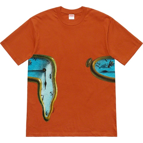 Supreme The Persistence of Memory Tee - Rust