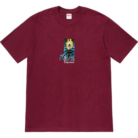 Supreme Ghost Rider© Tee - Burgundy