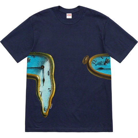 Supreme The Persistence of Memory Tee - Navy
