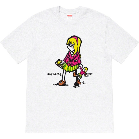Supreme Suzie Switchblade Tee - Ash Grey