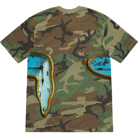Supreme The Persistence of Memory Tee - Woodland Camo