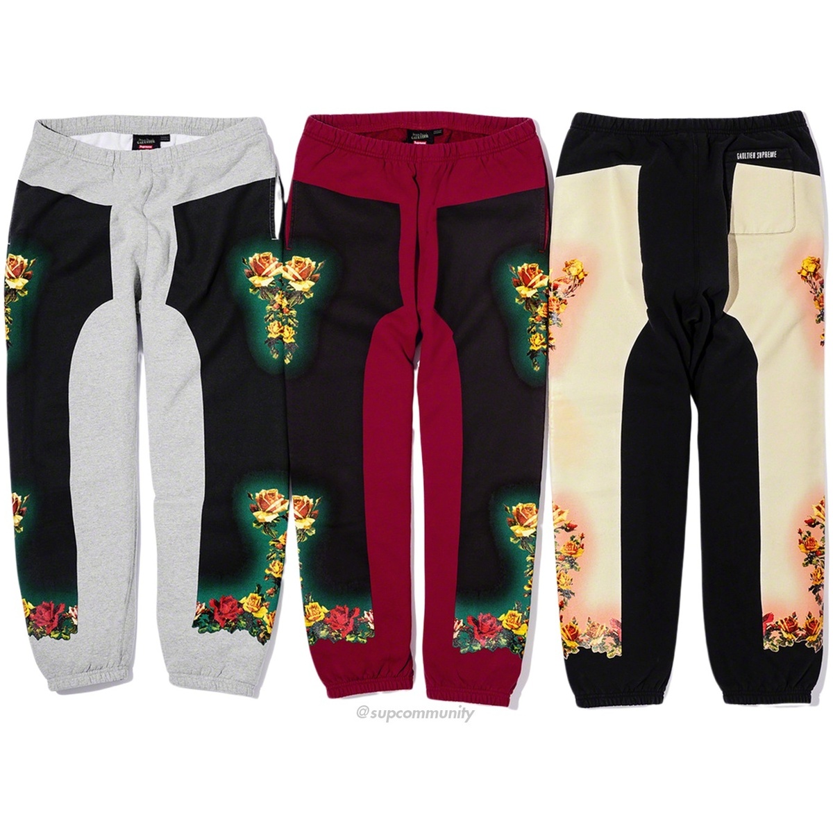 Supreme®/Jean Paul Gaultier® Floral Print Sweatpant - Supreme