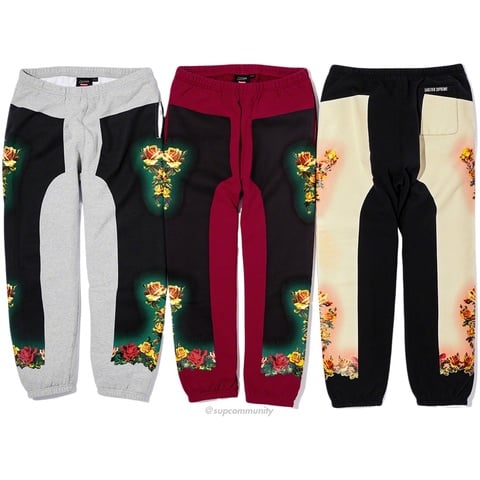 Supreme Supreme®/Jean Paul Gaultier® Floral Print Sweatpant - $178.00