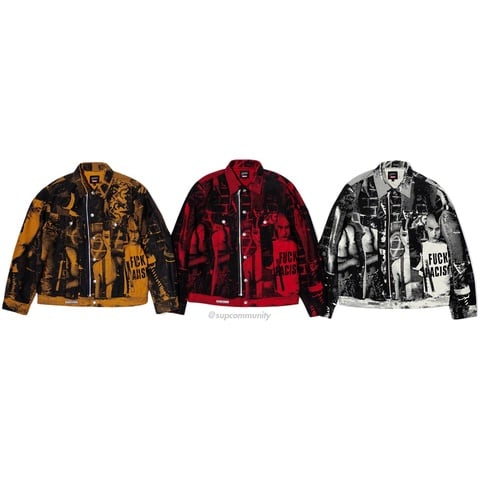 Supreme®/Jean Paul Gaultier® Fuck Racism Trucker Jacket - Supreme