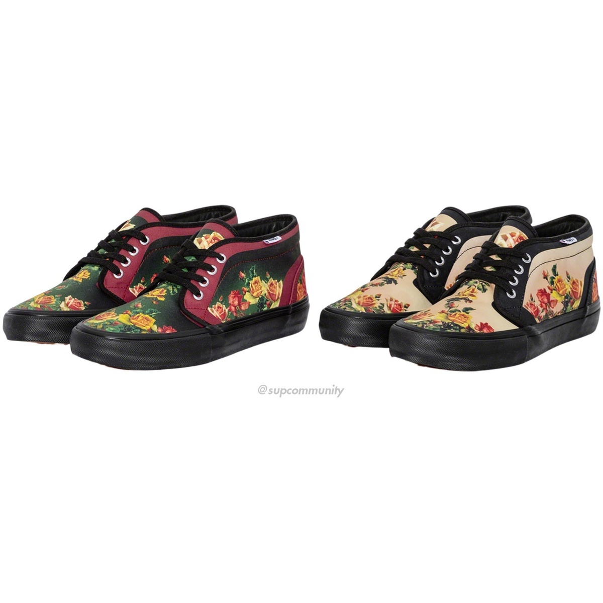 Supreme®/Vans® Jean Paul Gaultier® Floral Print Chukka Pro - Supreme