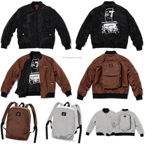 Supreme Supreme®/Jean Paul Gaultier® Reversible Backpack MA-1 - $368.00