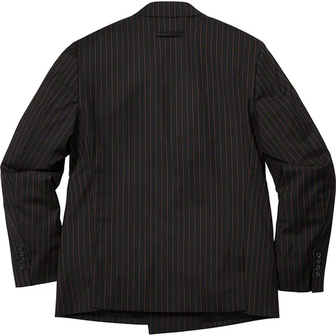 Supreme Supreme®/Jean Paul Gaultier® Pinstripe Double Breasted Blazer - Black