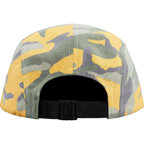 Supreme Washed Out Camo Camp Cap - Yellow Camo