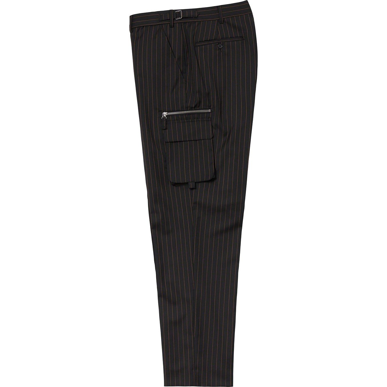 Supreme Supreme Jean Paul Gaultier Pinstripe Cargo Suit Pant (SS19) - Black - $358