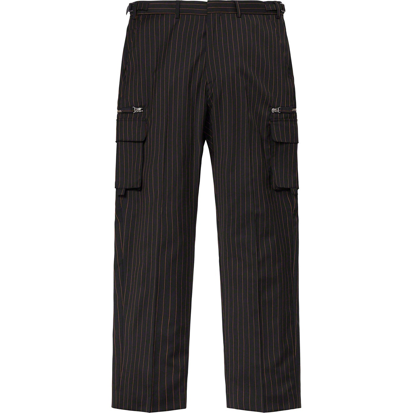 Supreme Supreme Jean Paul Gaultier Pinstripe Cargo Suit Pant (SS19) - Black - $358