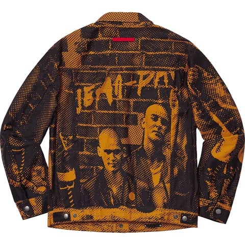 Supreme Supreme®/Jean Paul Gaultier® Fuck Racism Trucker Jacket - Gold