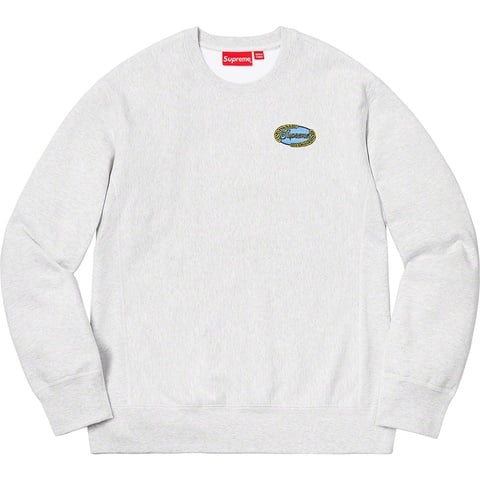 Supreme Chain Logo Crewneck - Ash Grey