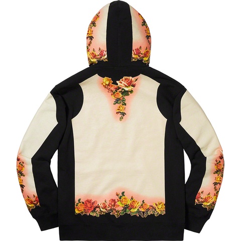 Supreme Supreme®/Jean Paul Gaultier® Floral Print Hooded Sweatshirt - Black