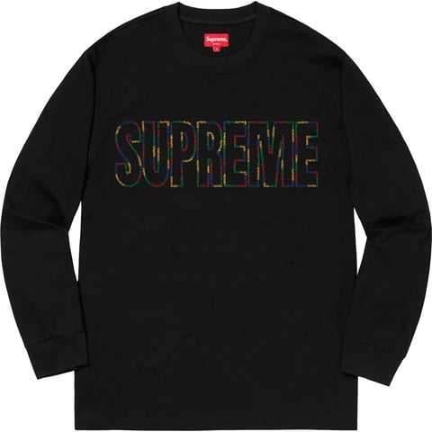 Supreme International L/S Tee - Black