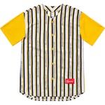 Supreme Jacquard Logo Baseball Jersey (SS19) - White