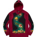 Supreme Supreme Jean Paul Gaultier Floral Print Hooded Sweatshirt (SS19) - Cardinal