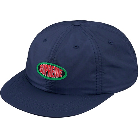 Supreme Oval Label 6-Panel - Navy