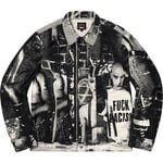 Supreme Supreme Jean Paul Gaultier Fuck Racism Trucker Jacket (SS19) - White