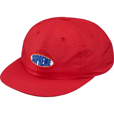 Supreme Oval Label 6-Panel - Red