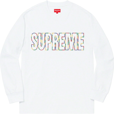 Supreme International L/S Tee - White