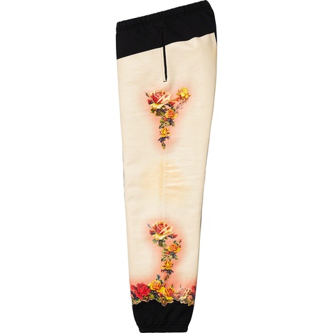 Supreme Supreme®/Jean Paul Gaultier® Floral Print Sweatpant - Black