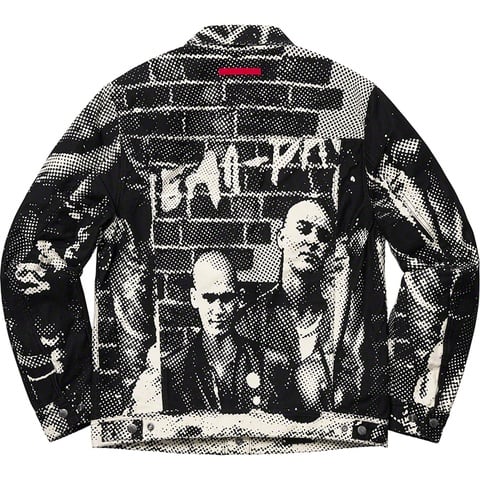 Supreme Supreme®/Jean Paul Gaultier® Fuck Racism Trucker Jacket - White