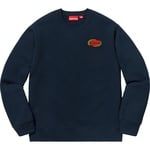 Supreme Chain Logo Crewneck (SS19) - Navy