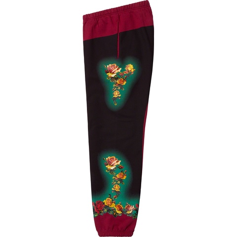 Supreme Supreme®/Jean Paul Gaultier® Floral Print Sweatpant - Cardinal
