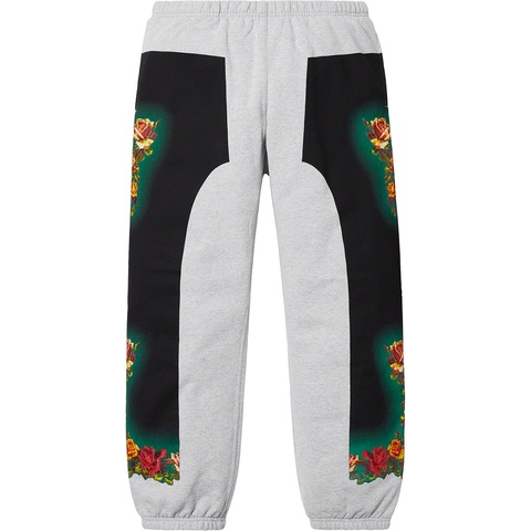 Supreme Supreme®/Jean Paul Gaultier® Floral Print Sweatpant - Heather Grey