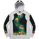 Supreme Supreme Jean Paul Gaultier Floral Print Hooded Sweatshirt (SS19) - Heather Grey