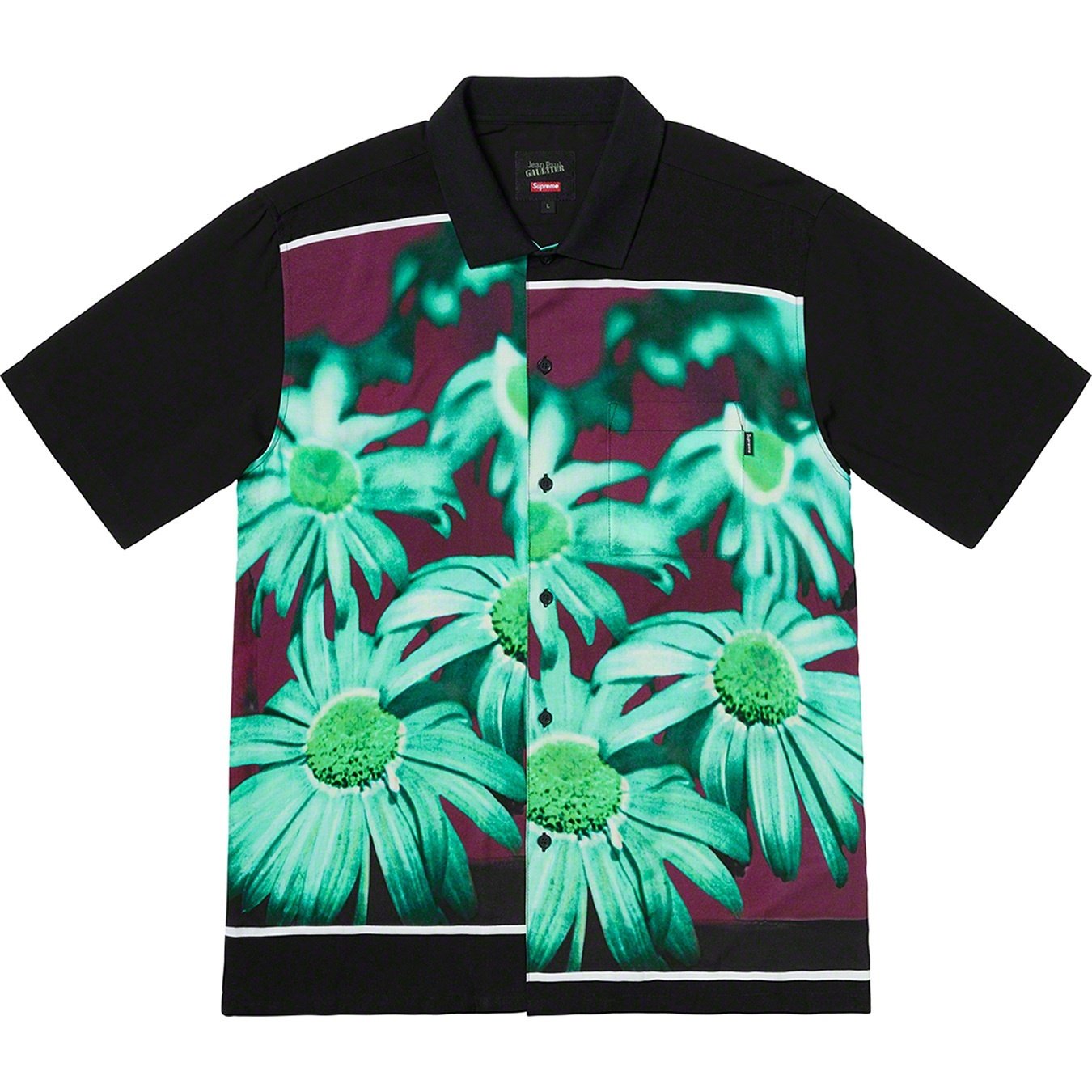 Supreme Daisy Rayon Shirt 美品 Supreme Jean Paul Gaultier Flower Power Rayon Shirt (SS19