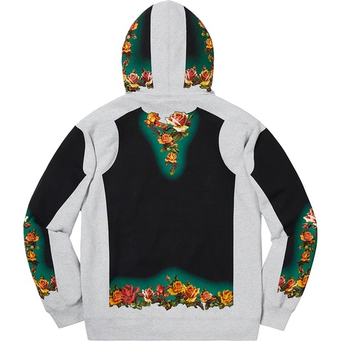 Supreme Supreme®/Jean Paul Gaultier® Floral Print Hooded Sweatshirt - Heather Grey