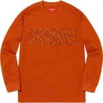 Supreme International L S Tee (SS19) - Rust