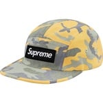 Supreme Washed Out Camo Camp Cap (SS19) - Yellow Camo