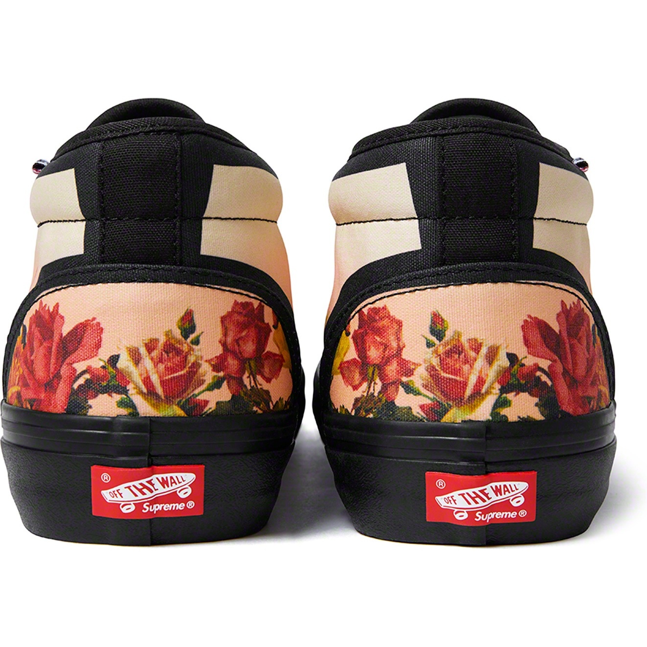 Supreme Supreme Vans Jean Paul Gaultier Floral Print Chukka Pro (SS19) - Black - $118