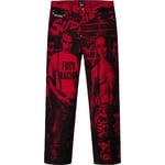 Supreme Supreme Jean Paul Gaultier Fuck Racism Jean (SS19) - Red