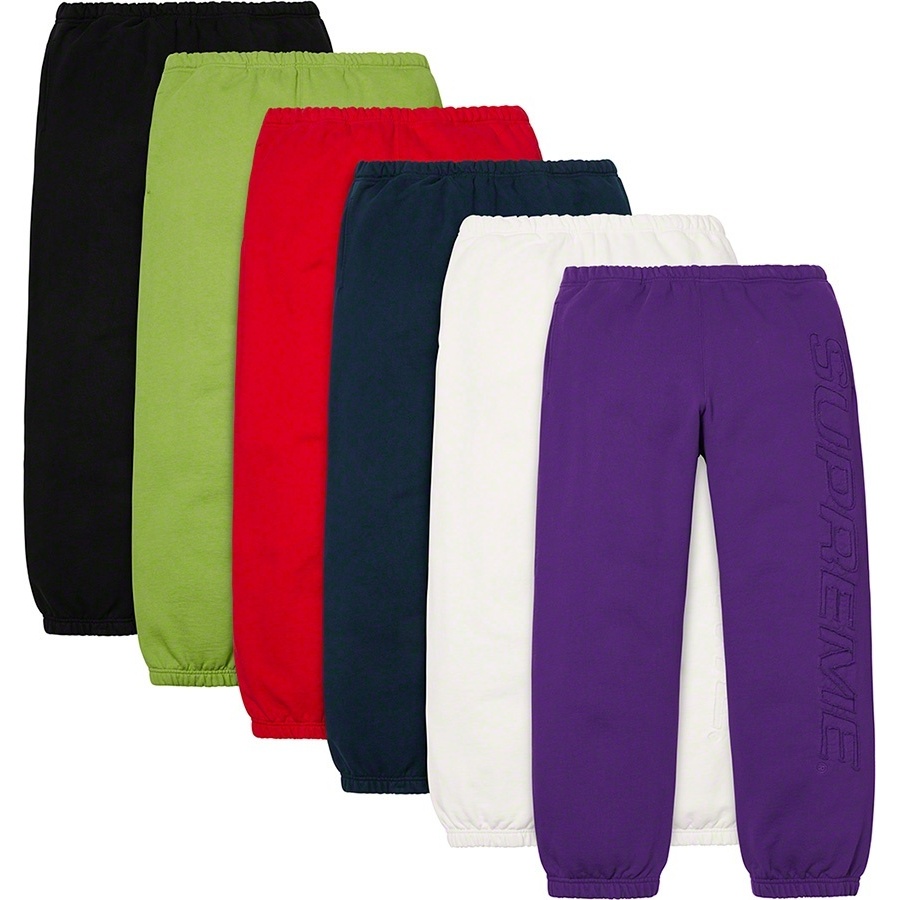 Supreme Set In Logo Sweatpant (spring/summer 2019) - $148.00