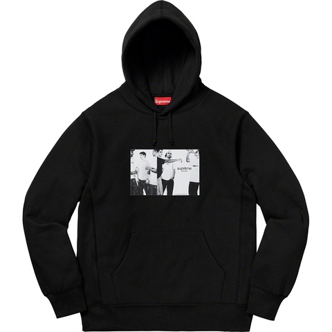 Supreme Classic Ad Hooded Sweatshirt - Black