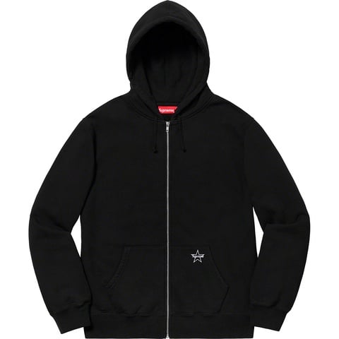 supreme star logo zip up hooded スターロゴ 美品 Star Zip Up Sweatshirt - spring/summer 2019 - Supreme