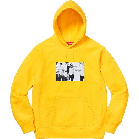 Supreme Classic Ad Hooded Sweatshirt - Yellow
