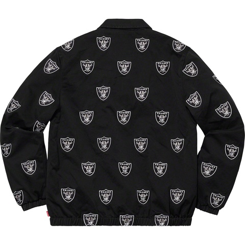 Supreme Supreme®/NFL/Raiders/'47 Embroidered Harrington Jacket - Black