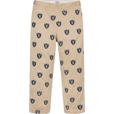Supreme®/NFL/Raiders/'47 Embroidered Chino Pant - Supreme