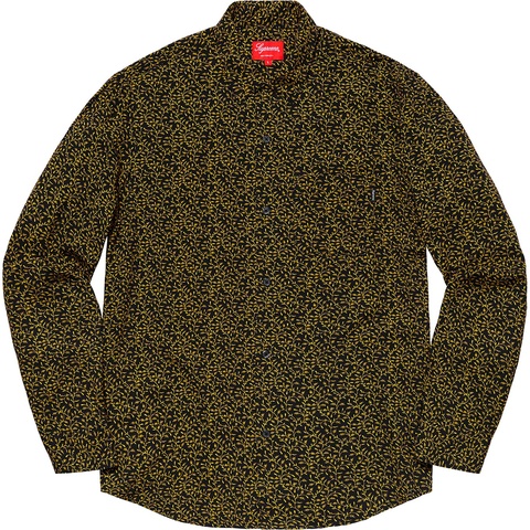 Supreme Vines Rayon Shirt - Black