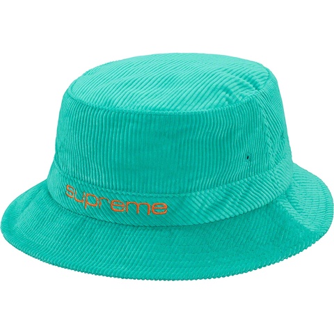 Supreme Compact Logo Corduroy Crusher - Teal