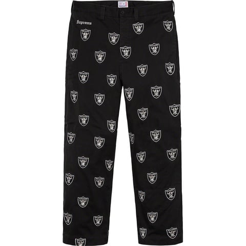 Supreme®/NFL/Raiders/'47 Embroidered Chino Pant - Supreme