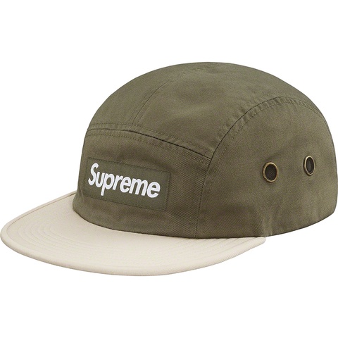 Supreme 2-Tone Camp Cap - Olive
