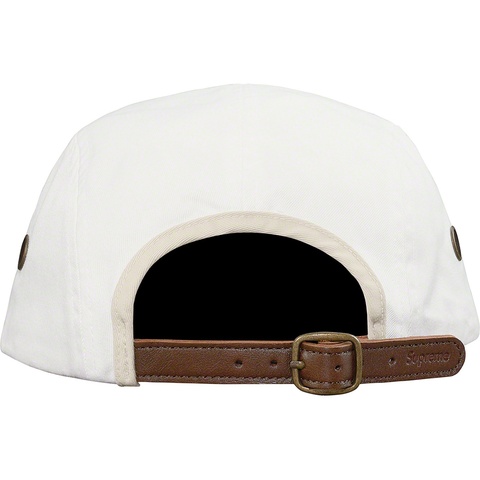 Supreme 2-Tone Camp Cap - White